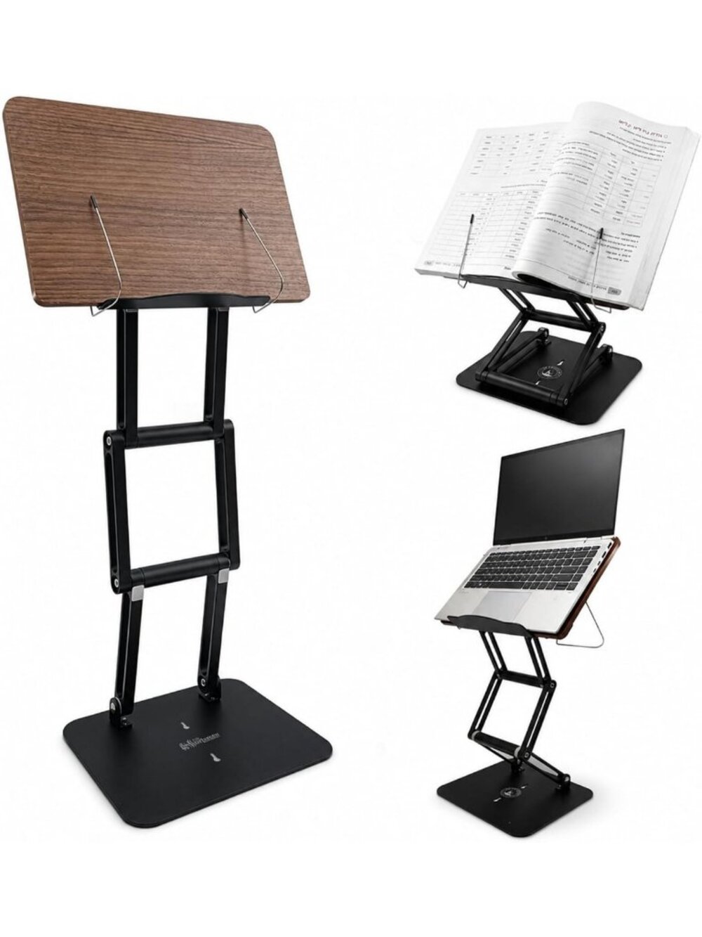 Adjustable Foldable Book Stand for Reading - Lightweight, Portable Holder Up to